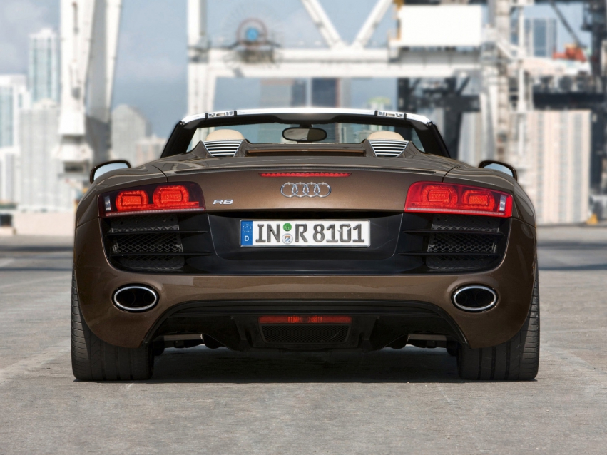 Авто обои Audi R8 Spyder 2010-...