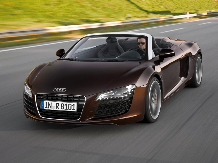 Авто обои Audi R8 Spyder 2010-...