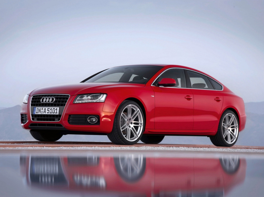 Авто обои Audi A5 Sportback Hatchback 2009