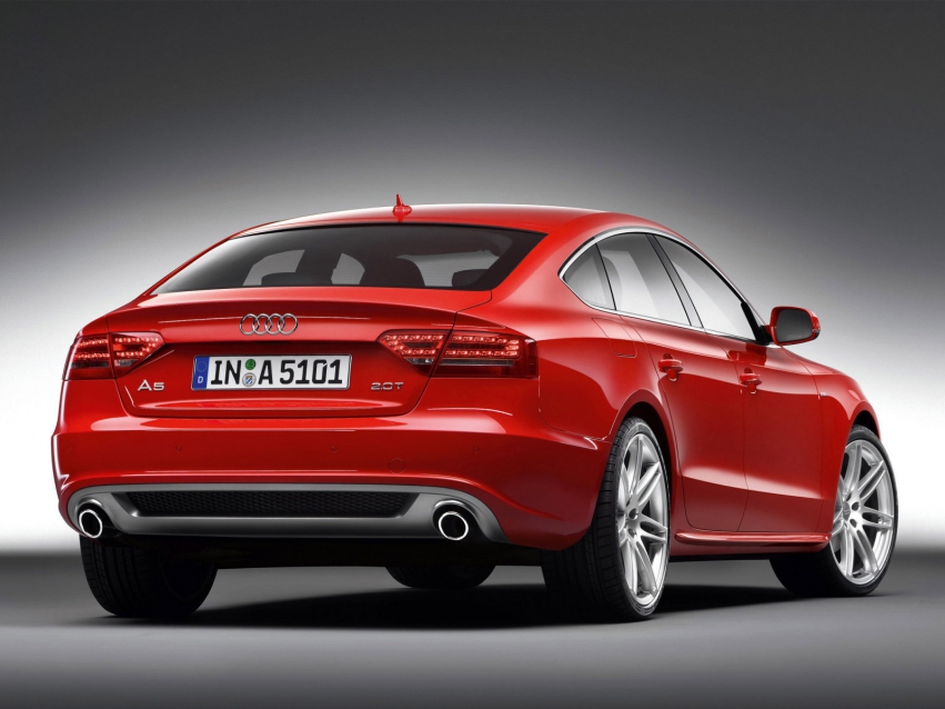 Авто обои Audi A5 Sportback Hatchback 2009