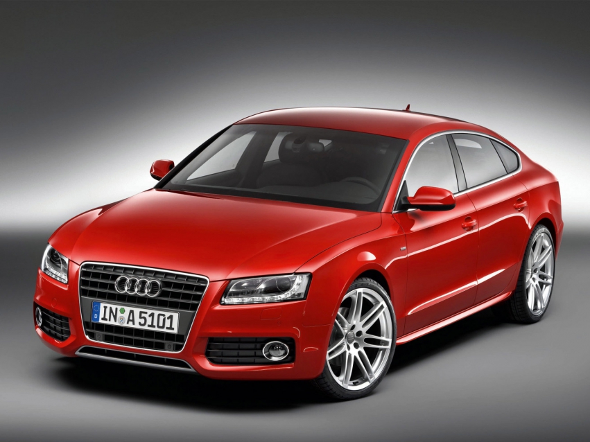 Авто обои Audi A5 Sportback Hatchback 2009