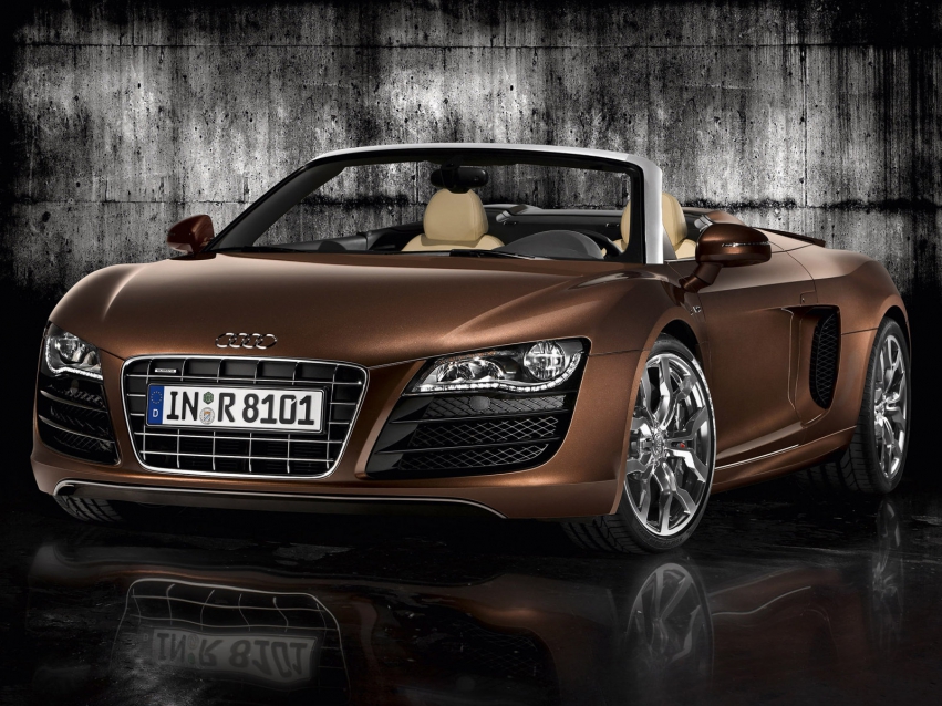 Авто обои Audi R8 Spyder 2010-...