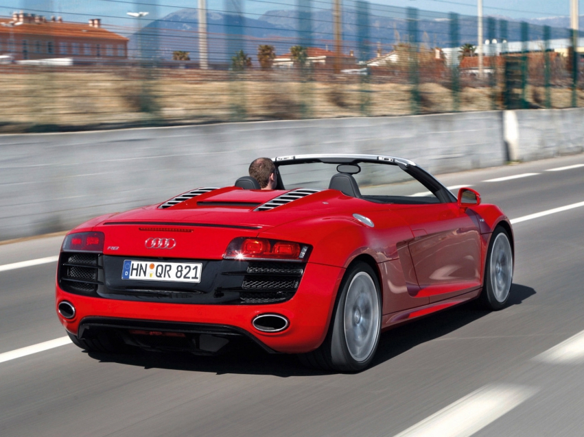 Авто обои Audi R8 Spyder 2010-...