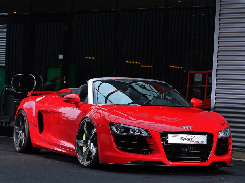 Авто обои Audi R8 Spyder 2010-...