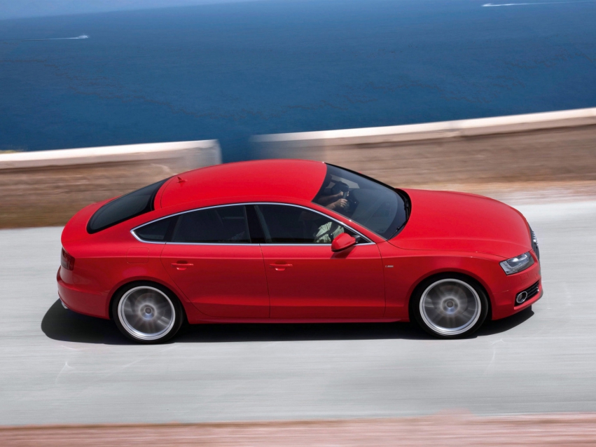 Авто обои Audi A5 Sportback Hatchback 2009