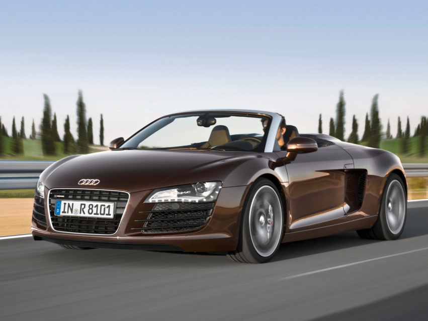 Авто обои Audi R8 Spyder 2010-...