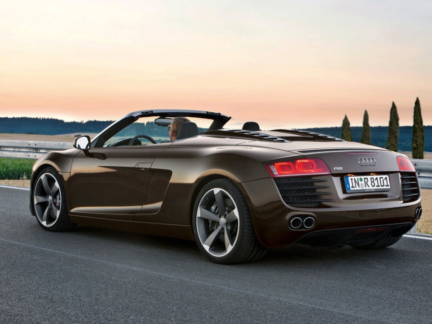 Авто обои Audi R8 Spyder 2010-...