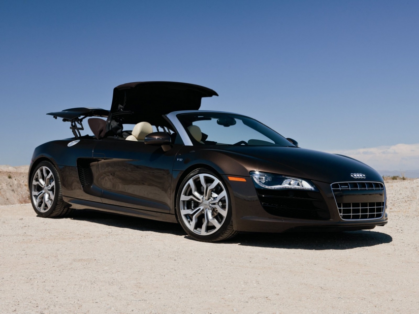 Авто обои Audi R8 Spyder 2010-...