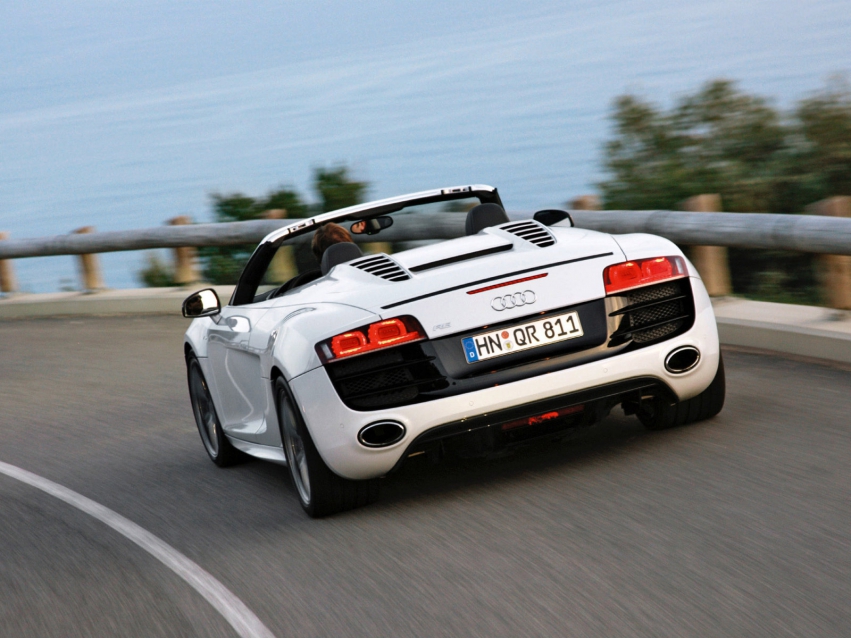 Авто обои Audi R8 Spyder 2010-...