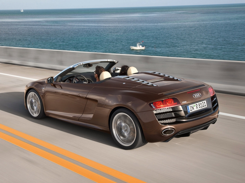 Авто обои Audi R8 Spyder 2010-...