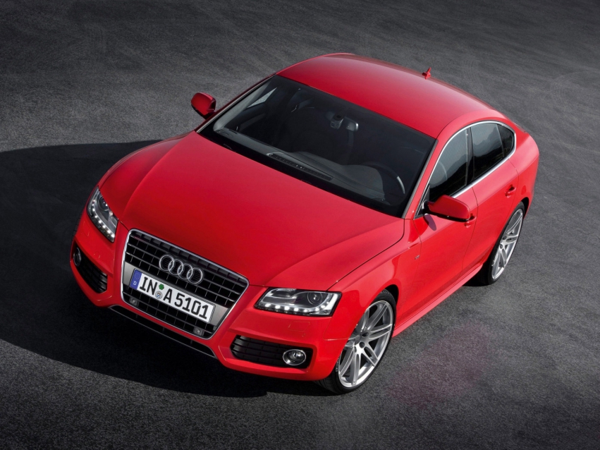 Авто обои Audi A5 Sportback Hatchback 2009