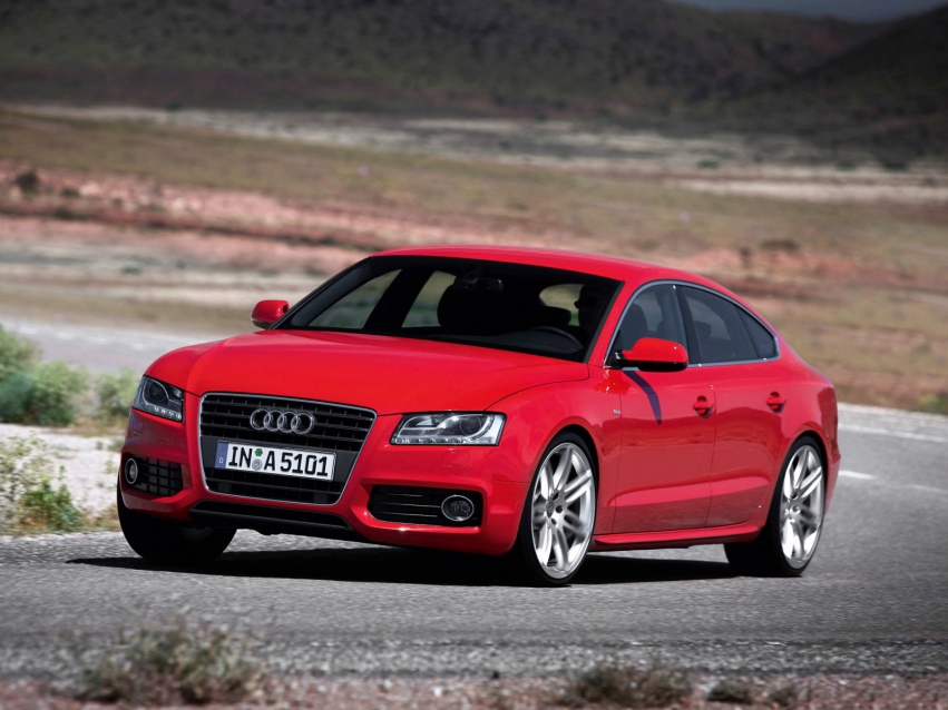 Авто обои Audi A5 Sportback Hatchback 2009