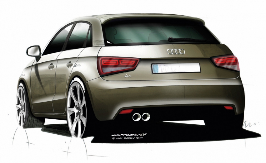 Авто обои Audi  Audi A1 Sportback 2012