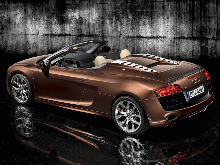 Авто обои Audi R8 Spyder 2010-...