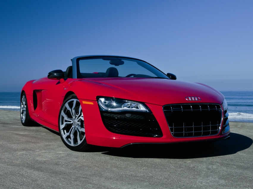 Авто обои Audi R8 Spyder 2010-...