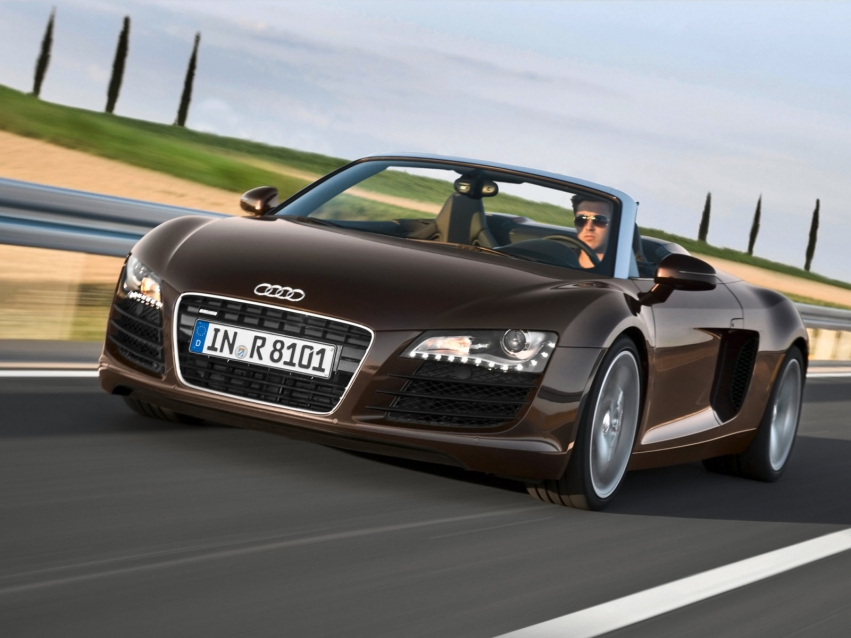 Авто обои Audi R8 Spyder 2010-...