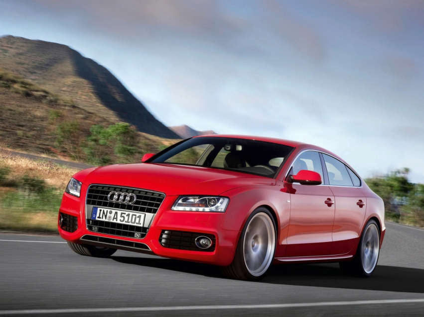 Авто обои Audi A5 Sportback Hatchback 2009