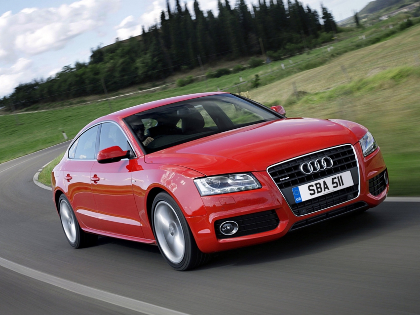 Авто обои Audi A5 Sportback Hatchback 2009