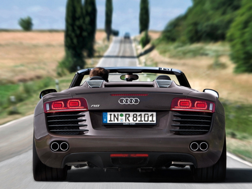 Авто обои Audi R8 Spyder 2010-...