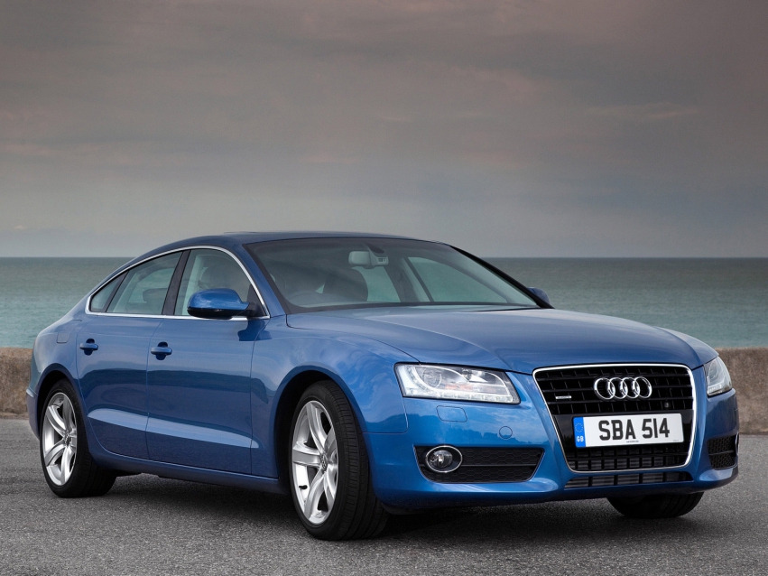 Авто обои Audi A5 Sportback Hatchback 2009