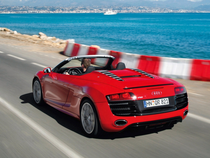 Авто обои Audi R8 Spyder 2010-...