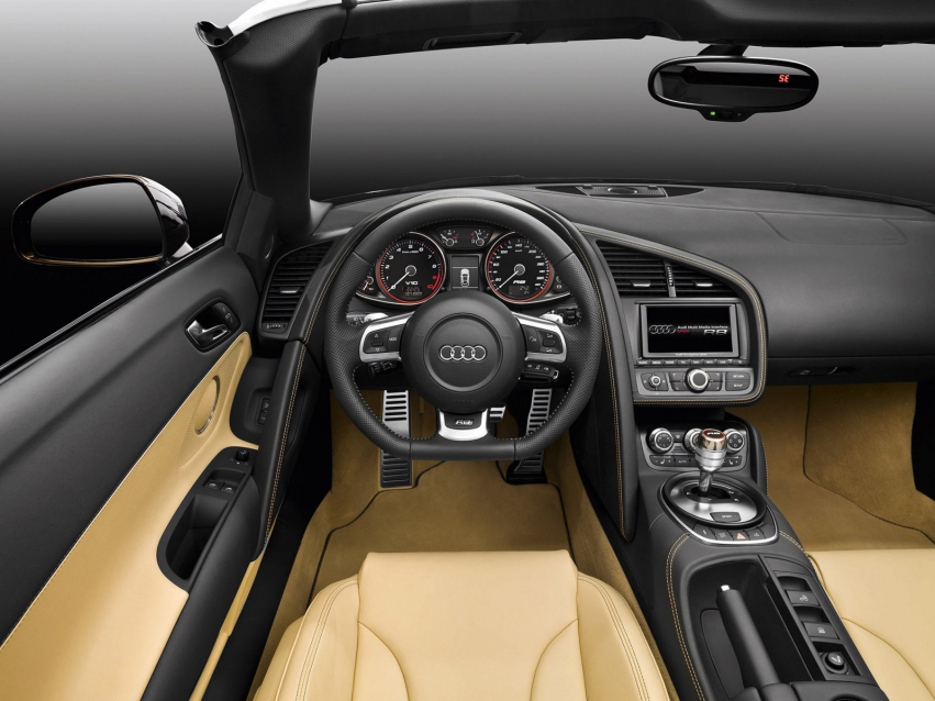 Авто обои Audi R8 Spyder 2010-...