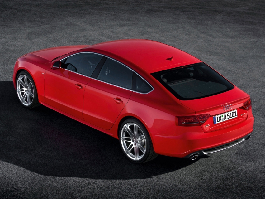 Авто обои Audi A5 Sportback Hatchback 2009