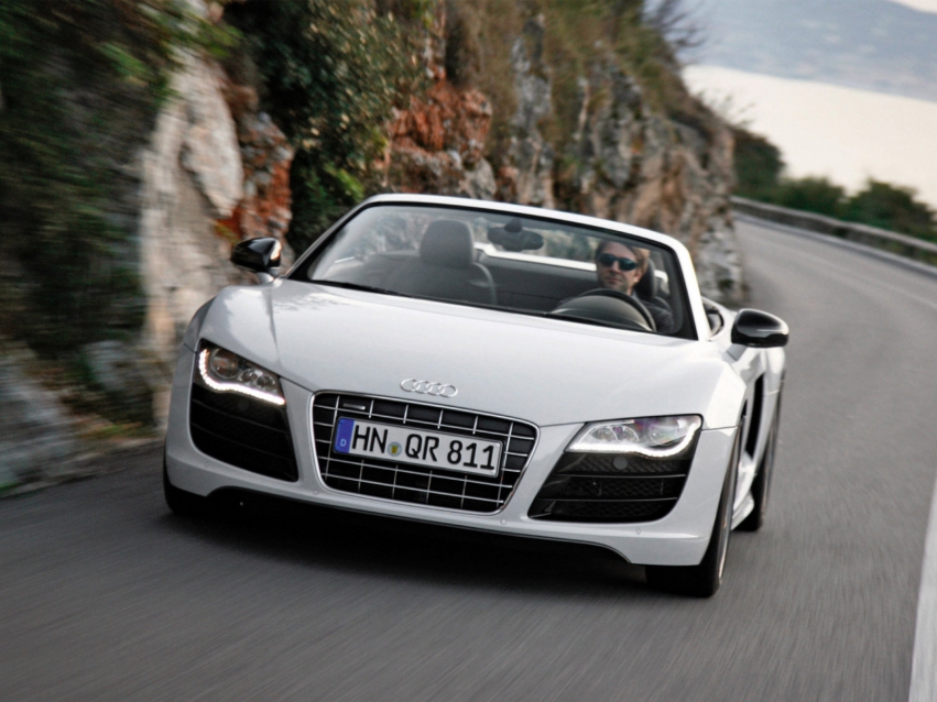 Авто обои Audi R8 Spyder 2010-...