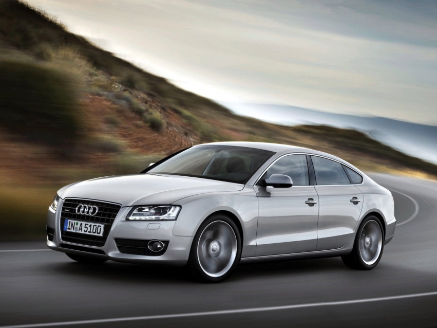 Авто обои Audi A5 Sportback Hatchback 2009