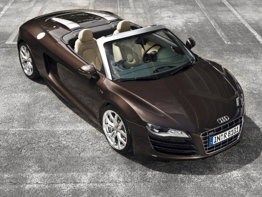 Авто обои Audi R8 Spyder 2010-...