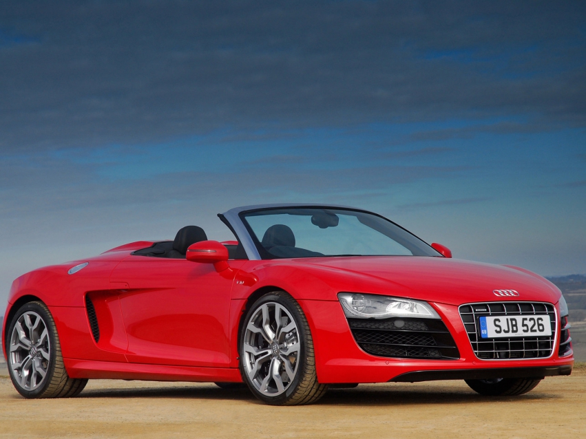 Авто обои Audi R8 Spyder 2010-...