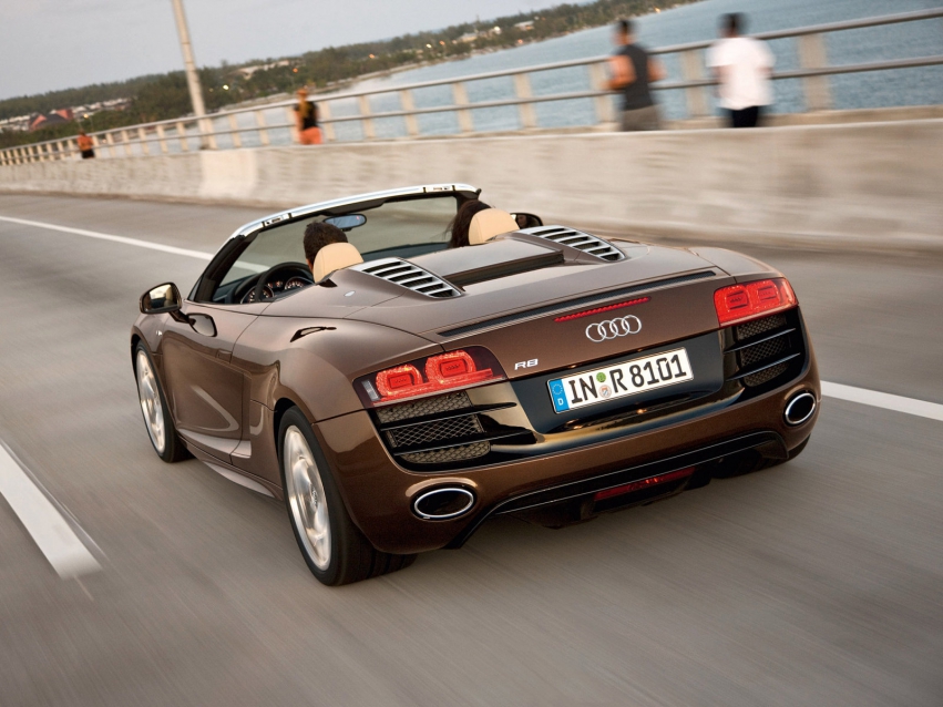 Авто обои Audi R8 Spyder 2010-...