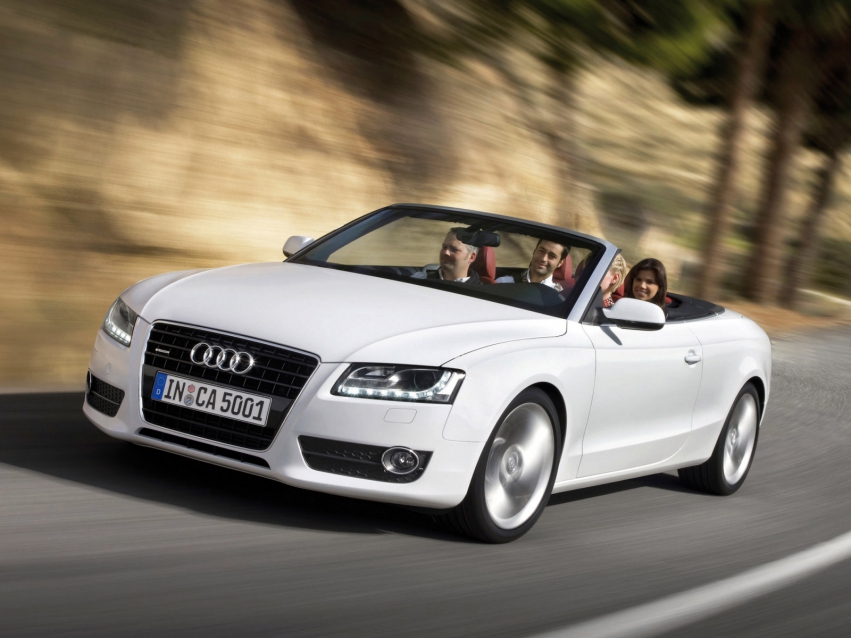 Авто обои Audi A5 Cabriolet 2009