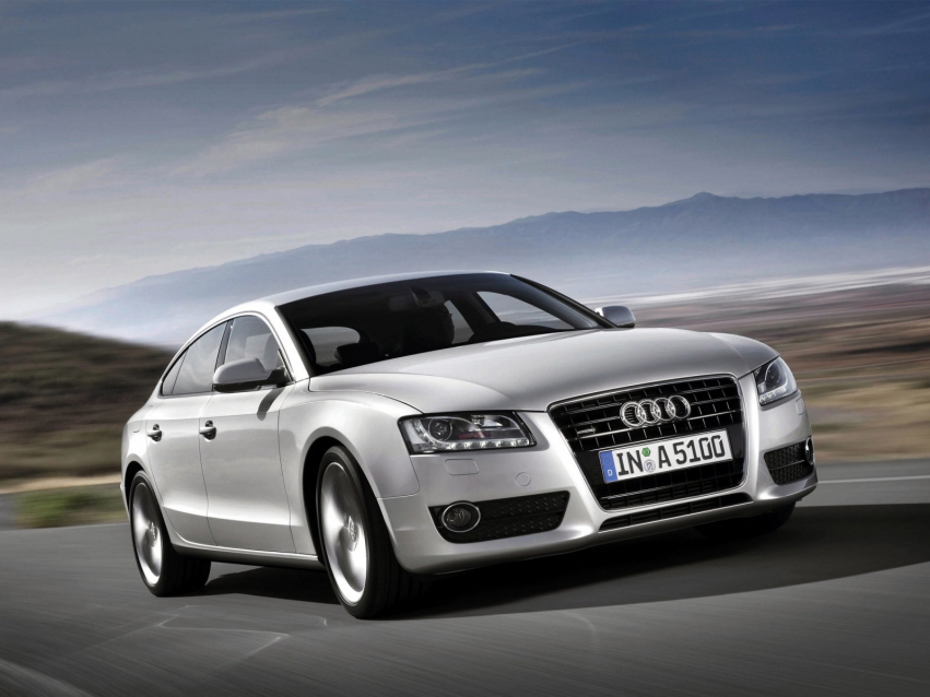 Авто обои Audi A5 Sportback Hatchback 2009