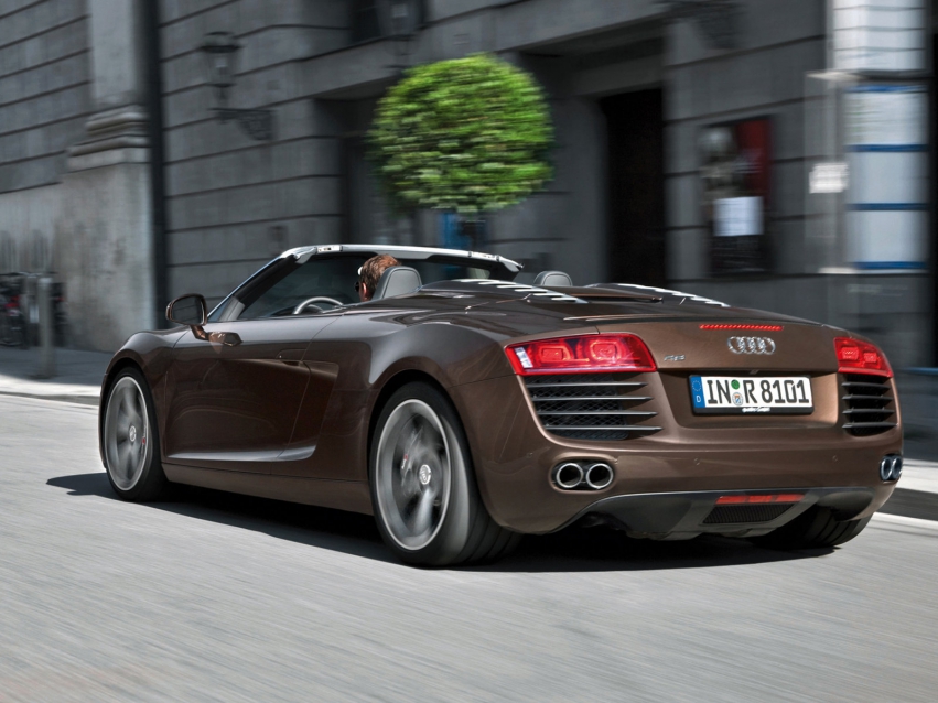 Авто обои Audi R8 Spyder 2010-...