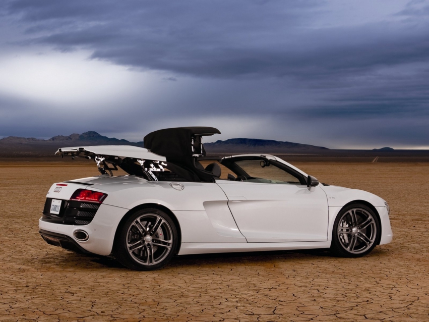 Авто обои Audi R8 Spyder 2010-...