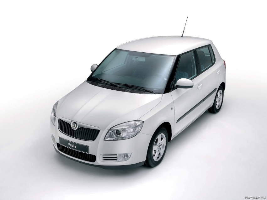 Авто обои Skoda New Skoda Fabia hachback 2007