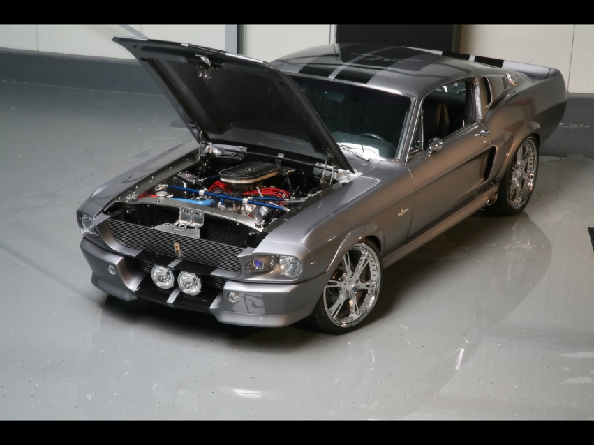 Авто обои Ford Wheelsandmore Mustang Shelby GT500 Eleanor 2009