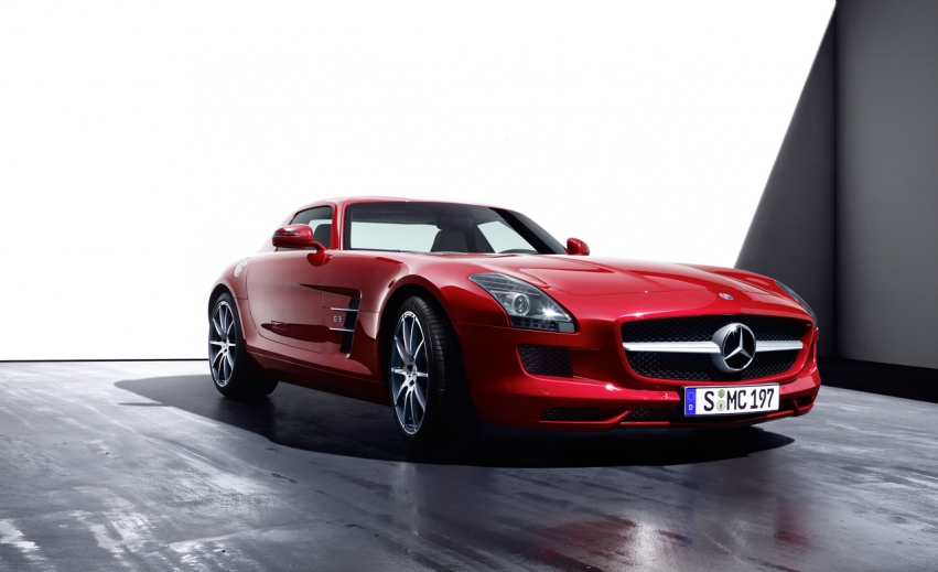 Авто обои Mercedes-Benz SLS AMG 2010