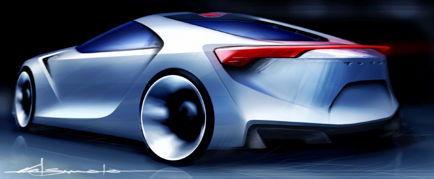 Авто обои Toyota Toyota FT-HS Concept 