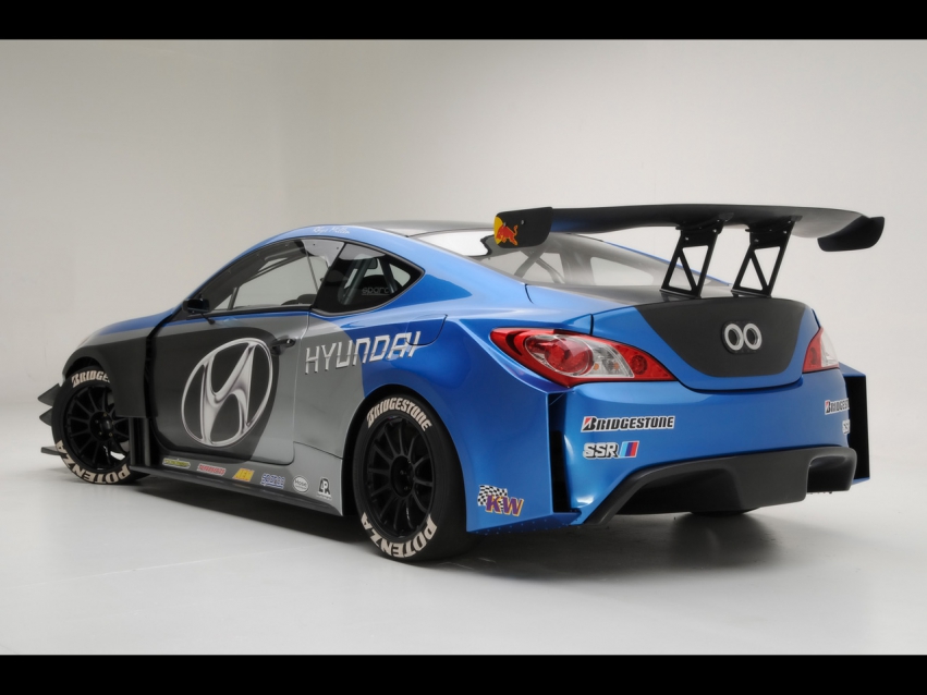 Авто обои Hyundai Hyundai Rhys Millen Racing Genesis Coupe 2010