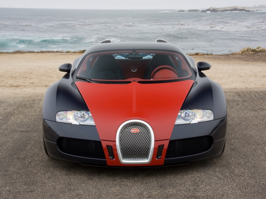 Авто обои Bugatti Bugatti Veyron Fbg par Hermes 2009