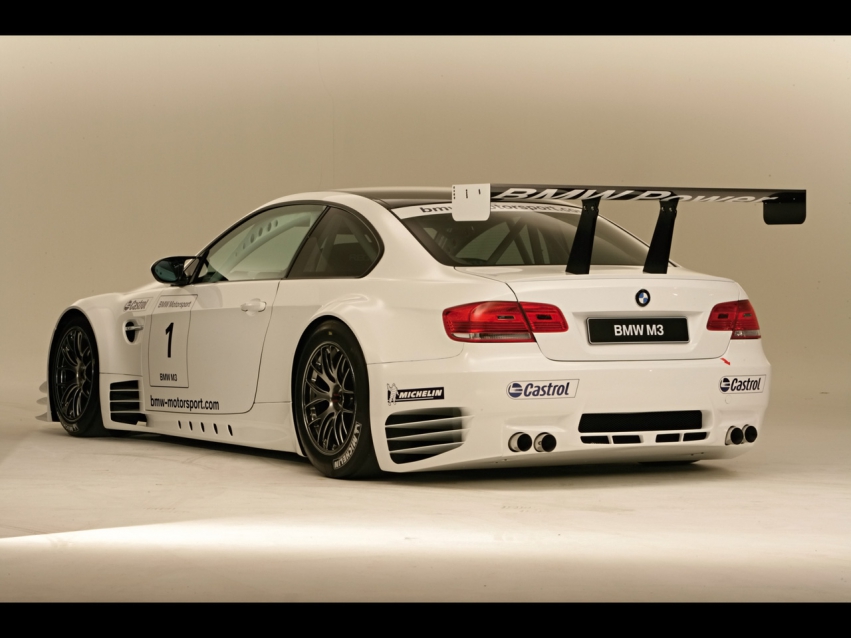 Авто обои BMW 2009 BMW M3 ALMS Race Car