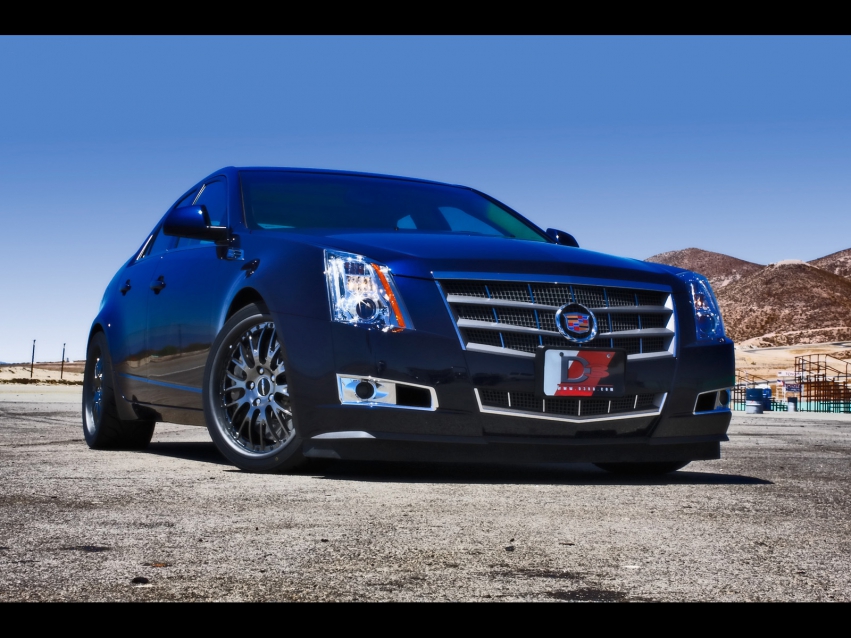 Авто обои Cadillac D3 Cadillac CTS Track 2008