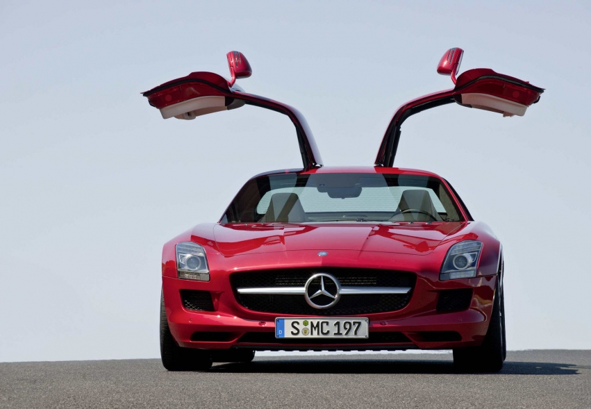 Авто обои Mercedes-Benz SLS AMG 2010