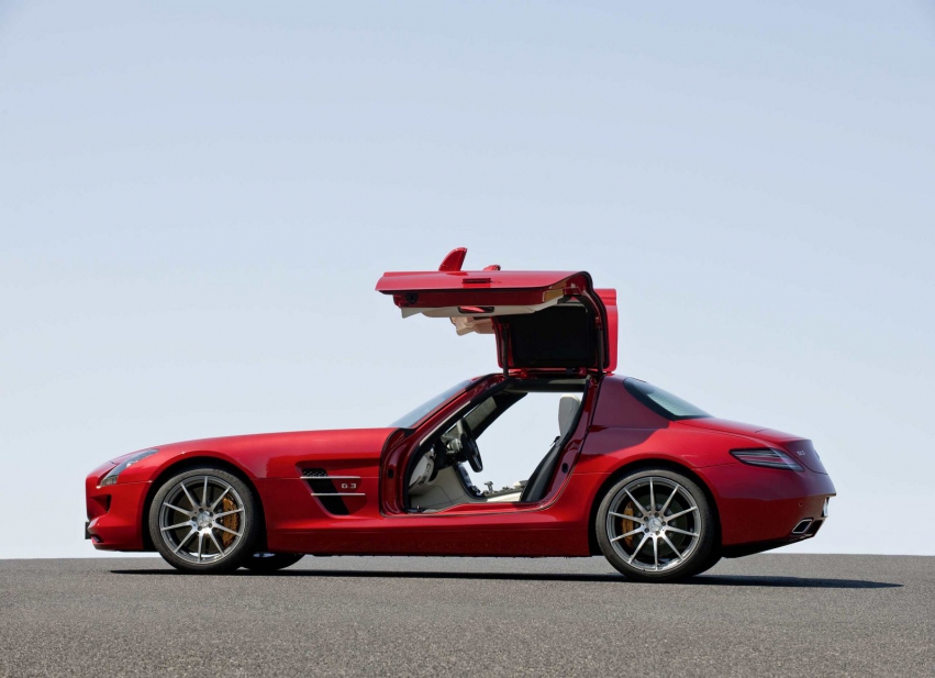 Авто обои Mercedes-Benz SLS AMG 2010