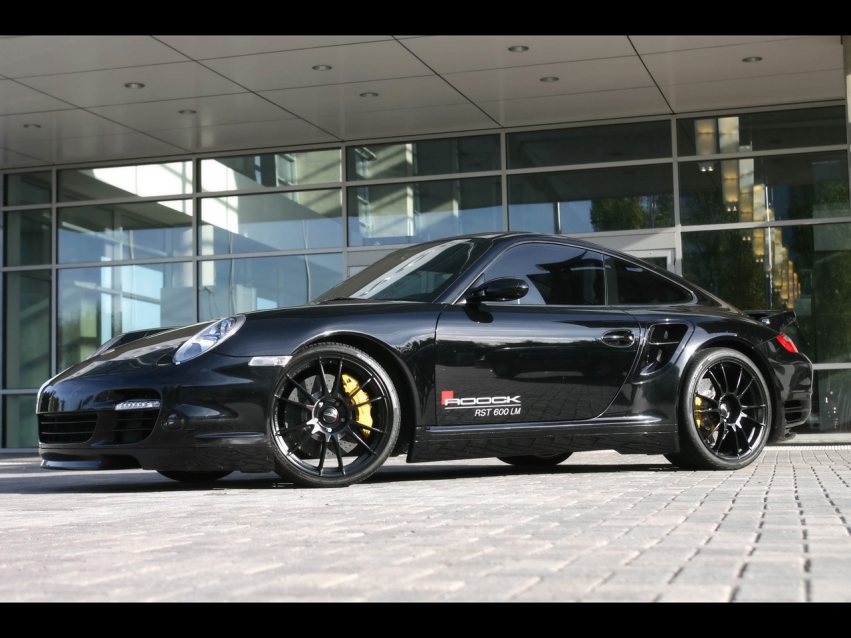 Авто обои Porsche Roock Porsche 911 Turbo RST 600 LM 2009