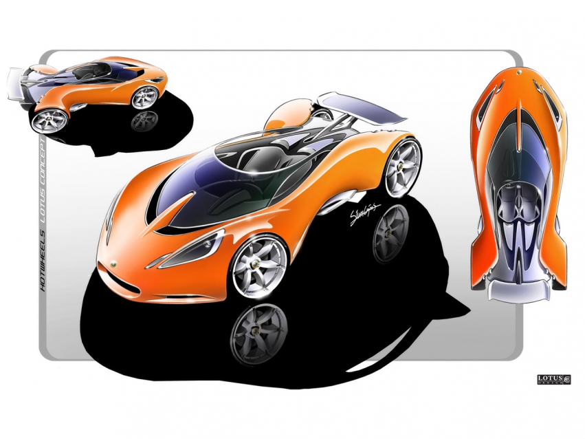 Авто обои Lotus 2007 Lotus Hot Wheels Concept