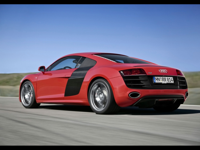 Авто обои Audi 2009 Audi R8 5.2 FSI quattro