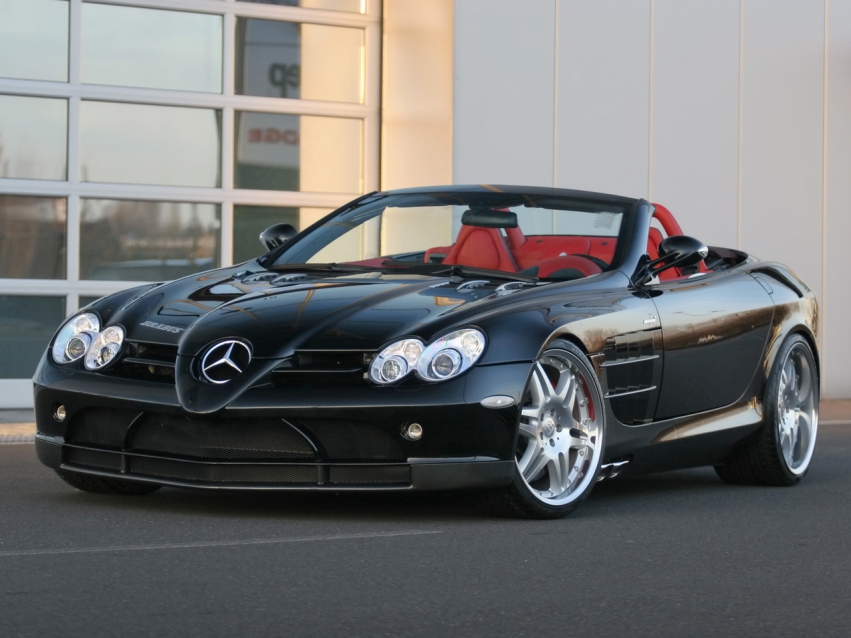 Авто обои Mercedes-Benz 2008 Brabus Mercedes-Benz SLR Roadster McLaren